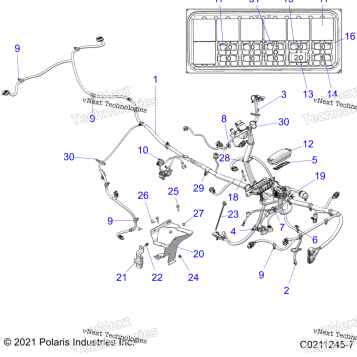 ELECTRICAL, MAIN WIRE HARNESS A21SEE57A1/A3/A5/A7/A9
