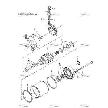 ENGINE, STARTING MOTOR