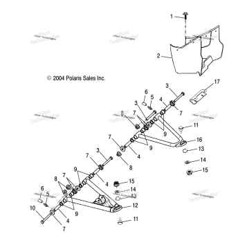 CONTROL ARM & FOOTREST /AB/AC/AD
