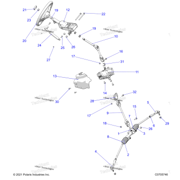 STEERING, STEERING ASM
