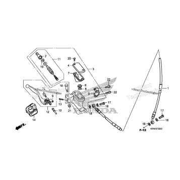 FRONT BRAKE MASTER CYLINDER