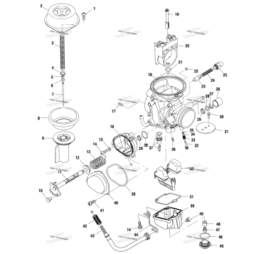 CARBURETOR A01BG50(AB) (4963766376D003)