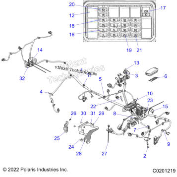 ELECTRICAL, MAIN WIRE HARNESS