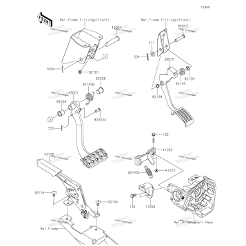 BRAKE PEDAL/THROTTLE LEVER