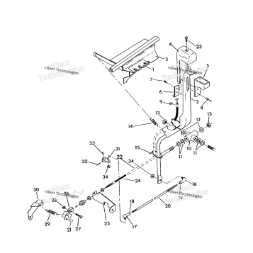 SHIFT LINKAGE ASSEMBLY 250 6X6
