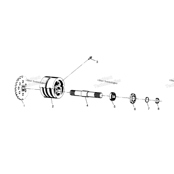 FRONT TIGHTENER ASSEMBLY SPORTSMAN 4X4