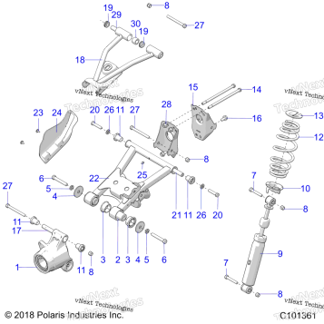 SUSPENSION, REAR