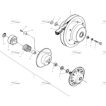 DRIVEN CLUTCH ASSEMBLY