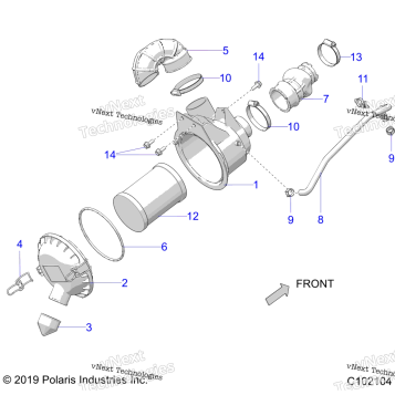 ENGINE, AIR INTAKE