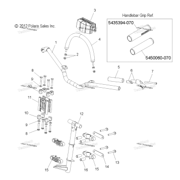 STEERING, HANDLEBAR MOUNTING ALL OPTIONS
