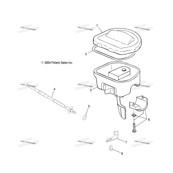 CONTROLS THROTTLE ASM