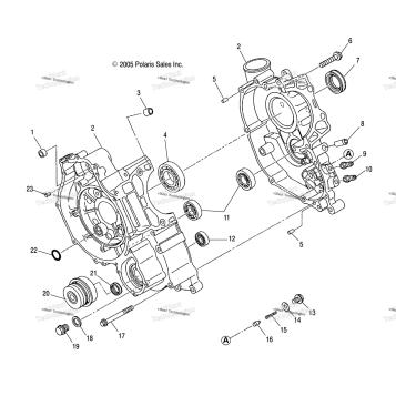 ENGINE, CRANKCASE