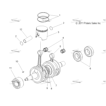 ENGINE, PISTON & CRANKSHAFT ALL OPTIONS