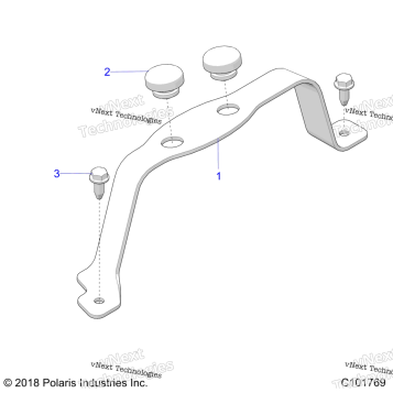 ENGINE, AIR INTAKE SYSTEM BRACKET A19SDE57F1/SDA57F1
