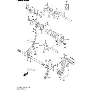 GEAR SHIFTING (1) (LT-F400FL8 P28)