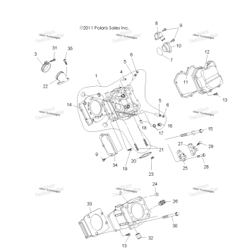 ENGINE, CYLINDER & HEAD