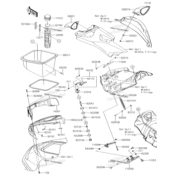 HULL FRONT FITTINGS