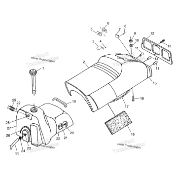 SEAT & GAS TANK