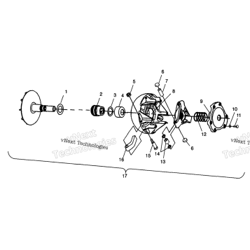DRIVE CLUTCH N98AE50D