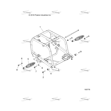 SUSPENSION, REAR SWING ARM