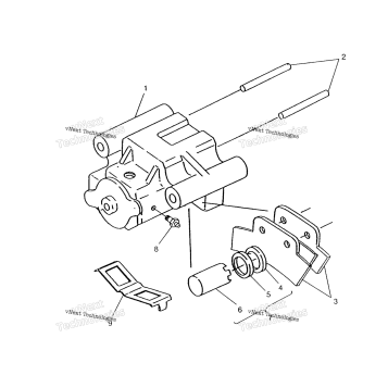 REAR BRAKE ASSEMBLY 6X6 400L, SWEDISH & NORWEGIAN N948740
