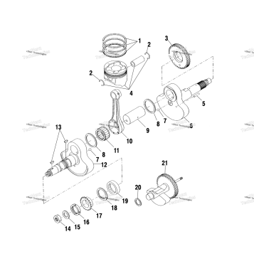 CRANKSHAFT & PISTON