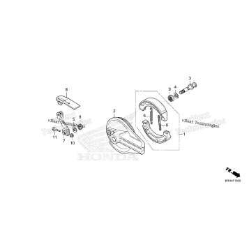 REAR BRAKE PANEL