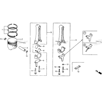PISTON + CONNECTING ROD