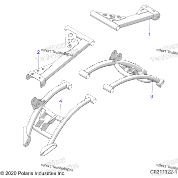 SUSPENSION, REAR CONTROL ARMS
