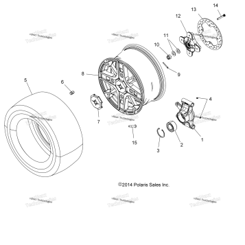 WHEELS, REAR & HUB A16SXE85AS/AM/AB