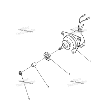 FAN MOTOR 350 4X4 / W928139