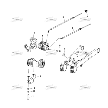 REAR CALIPER MOUNTING A01CL50AA