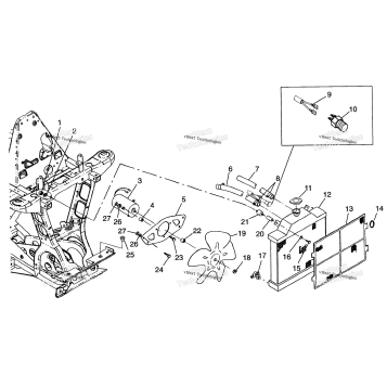 COOLING SYSTEM XPLORER 400L