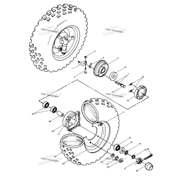 FRONT WHEEL ASSEMBLY