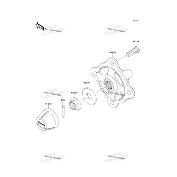 FRONT HUBS/BRAKES
