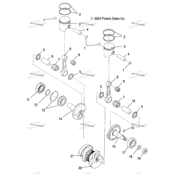 PISTON & CRANKSHAFT /BE