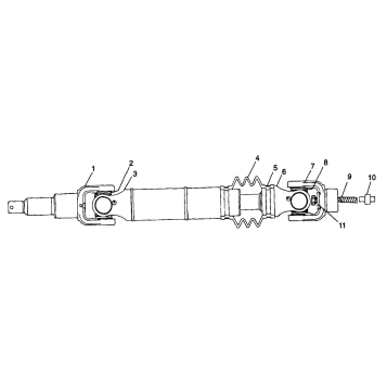 REAR DRIVE SHAFT S98CH50E (4950135013B005)