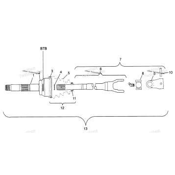 CV JOINT BTB