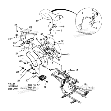 REAR CAB ASSEMBLY 2X4 300