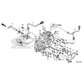 REAR CRANKCASE COVER