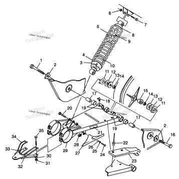 SWING ARM/SHOCK MOUNTING
