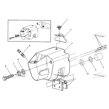 REAR BRAKE CALIPER ASSEMBLY