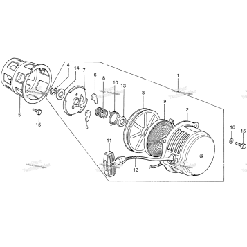 G65 K2 RECOIL STARTER