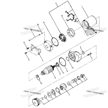 STARTING MOTOR ASSEMBLY