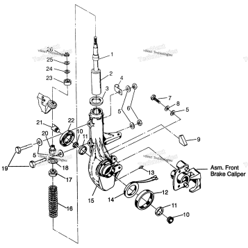 FRONT STRUT MAGNUM 4X4 & SWEDISH MAGNUM 4X4 S968144