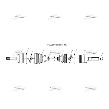 DRIVE SHAFT A04CD32FB