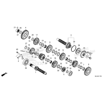 TRANSMISSION (CRF1100A/A4)