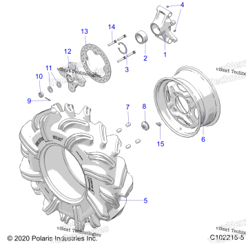 WHEELS, REAR & HUB