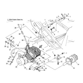 ENGINE MOUNTING /CB