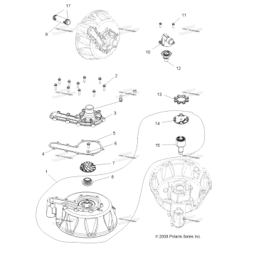ENGINE, COOLING SYSTEM & WATER PUMP